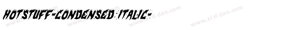 HotStuff-Condensed Italic字体转换